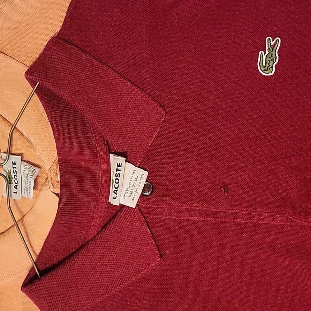 Lacoste short sleeve shirts